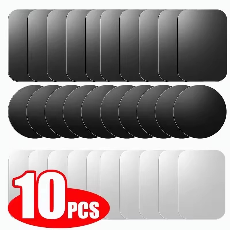 Phone Accessories Stand - 5/10 adet Manyetik Metal Plaka Disk