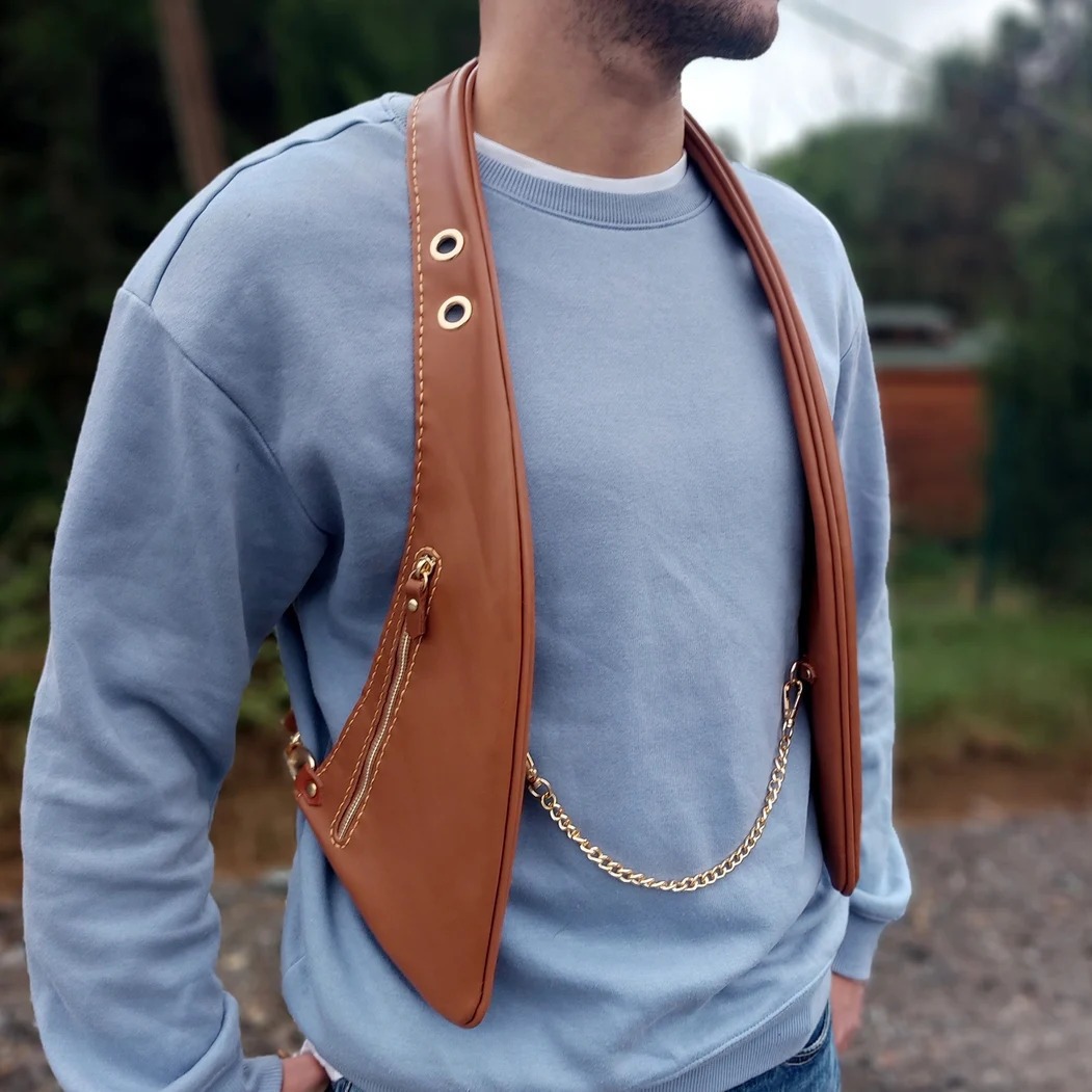 Phone Accessories Europe - Steampunk Ortaçağ Cosplay Gotik Retro Deri