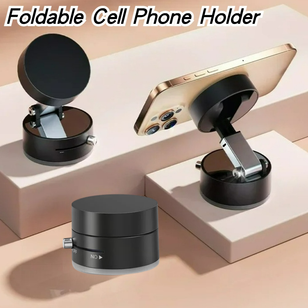 Phone Accessories Stand - Yüksek Performanslı Manyetik Vakum Tutucu Katlanabilir