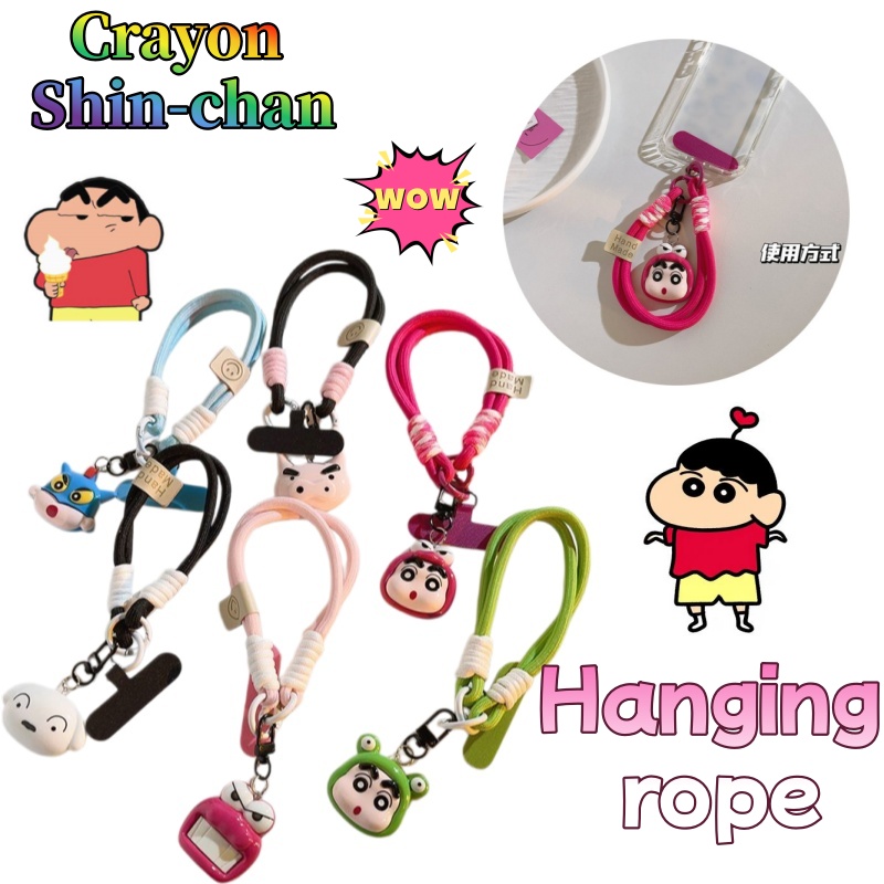 Phone Accessories Doll - Crayon Shin-chan Shiro Timsah Peluş Bebek