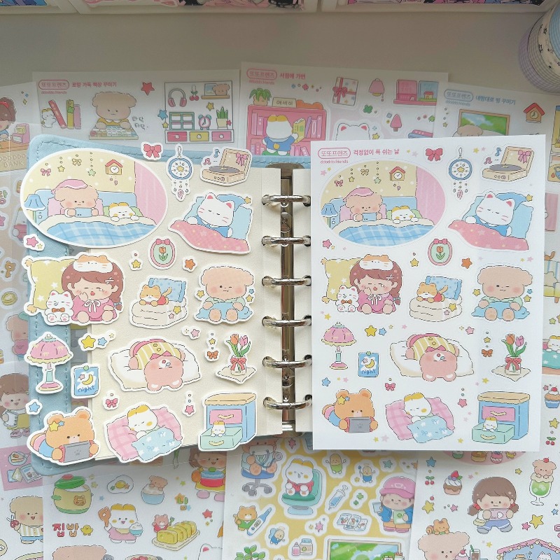 Phone Accessories For Kids - Sevimli Karikatür Kız ve Hayvanlar Günlük