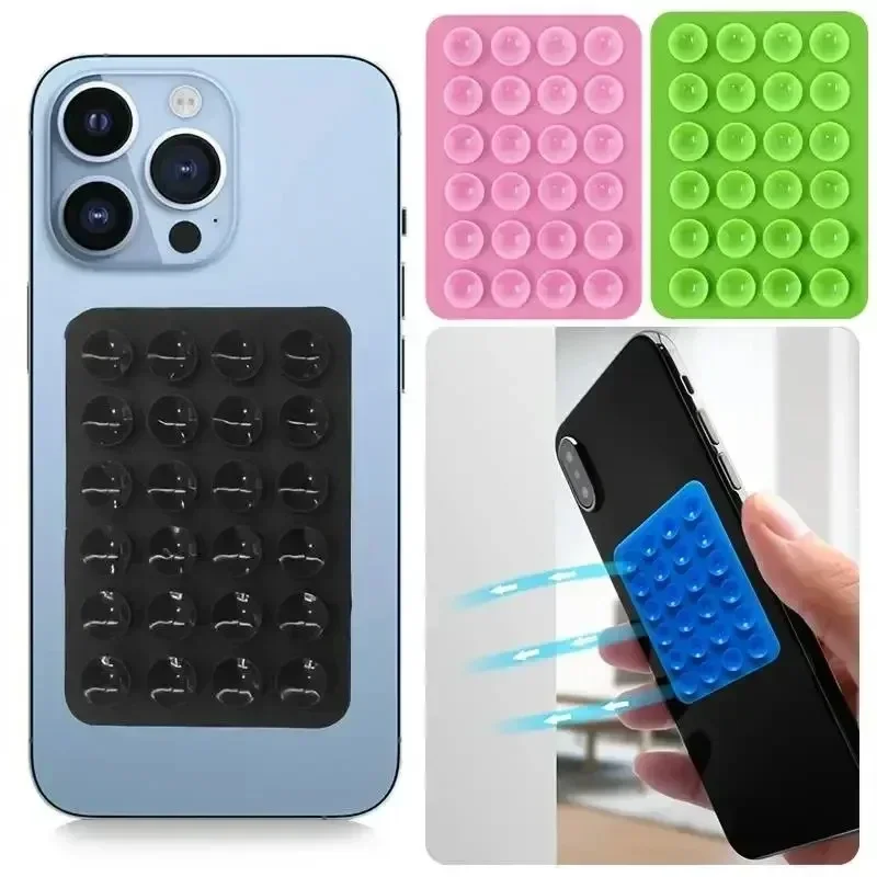 Phone Accessories Stand - Silikon Yapışkanlı Akıllı Telefon Standı, Kaymaz