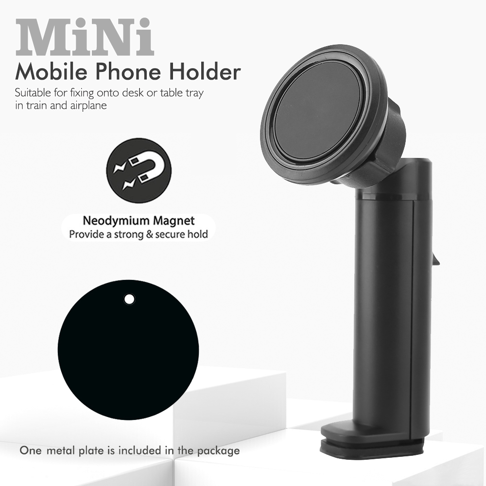 Phone Accessories For Travel - 360 derece dönebilen mini manyetik masaüstü