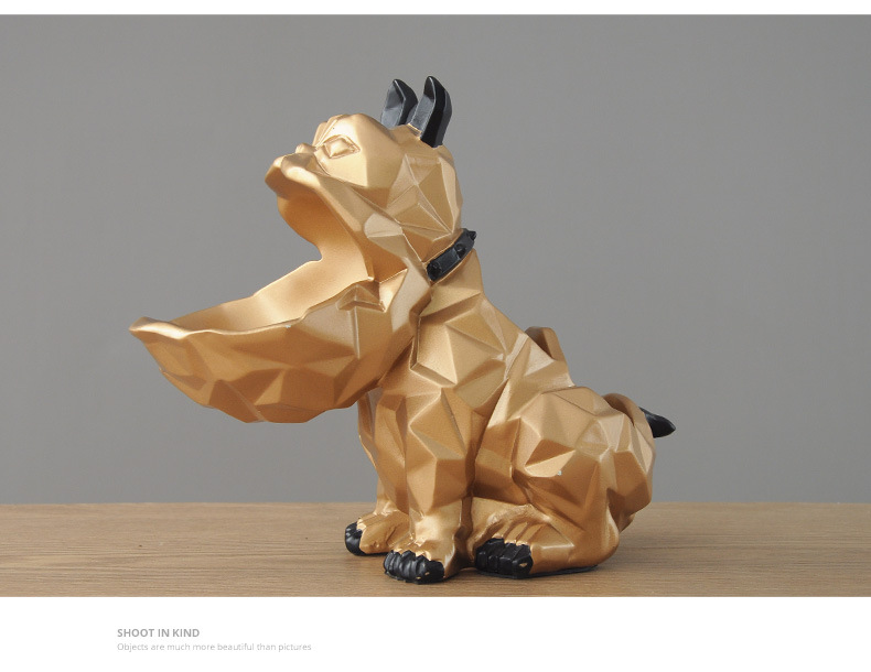 Yaratıcı geometrik bulldog reç - Phone Accessories Europe incelemesi ve fiyatı