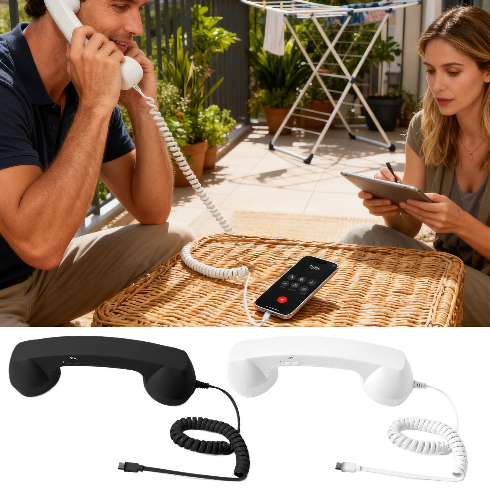 Retro Telefon Ahizesi Tip-C Re - Retro Handset Phone incelemesi ve fiyatı