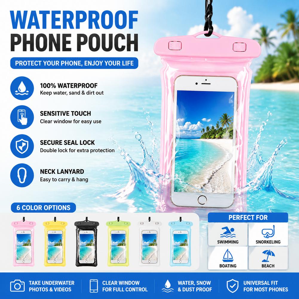 Şeffaf Su Geçirmez Telefon Kıl - Phone Accessories For Travel incelemesi ve fiyatı